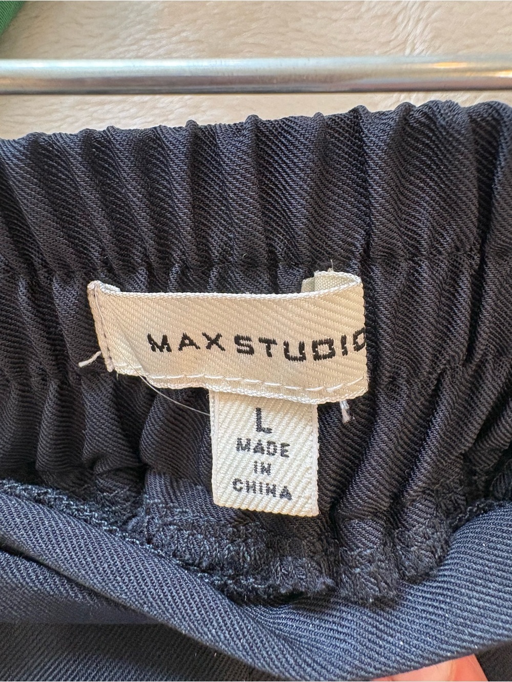 Women’s Black High-Rise Casual Shorts - Picture 3 of 5